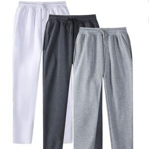 3 Pack Men's Casual Sweatpants - Lounge Pants - Loose -Lightweight